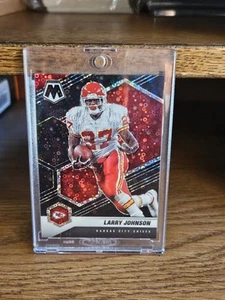 2021 Panini Mosaic No Huddle Mosaic Black Prizm #3 Larry Johnson 1/1 - Picture 1 of 2