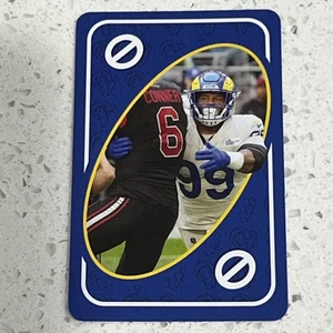 2024 Uno Fandom NFL Los Angeles Rams Blue #99 Aaron Donald Skip - Bild 1 von 2