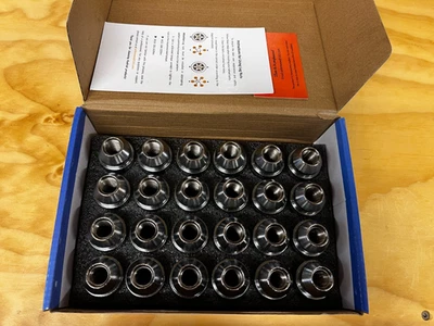 24 pc. Kadrick Chrome Lug Nut Set Ford Expedition F-150 2015-2024 - Image 1 of 4