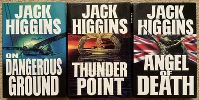 LOT OF 3 JACK HIGGINS SEAN DILLON SPY THRILLER NOVELS - HCDJ - ANGEL OF DEATH Foto 1 de 4