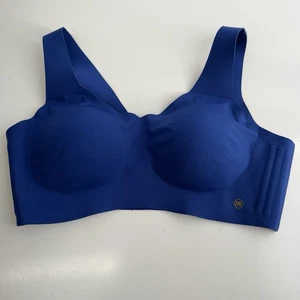 Honeylove Softform V-Ausschnitt BH ohne Bügel XL blau - Bild 1 von 5