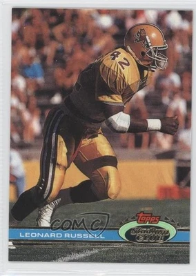 1991 Topps Stadium Club Leonard Russell #435 Rookie RC - Image 1 of 2