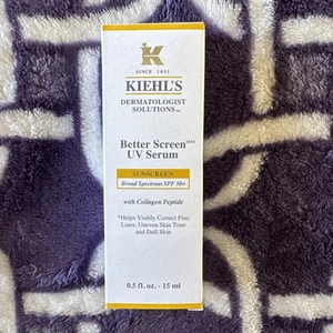Kiehls Better Screen UV Serum Facial Sunscreen SPF 50+ Travel Size 0.5oz NEW - Picture 1 of 3