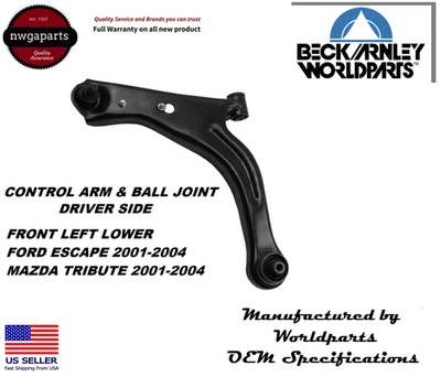 Nuevo para 2001-2004 Escape Mazda Tribute Kit de brazo de control inferior delantero izquierdo K80398 Foto 1 de 4