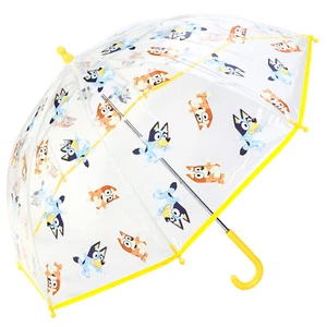 Bluey Everest Dome Paraguas Niños Niños Niños Niñas Transparente Amarillo - Imagen 1 de 6