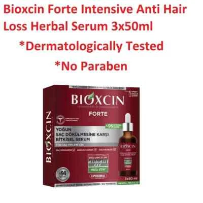 BIOXCIN Forte Serum 3x50ml Anti-Hair Loss Treatment (Dermatologically Tested)