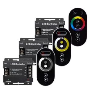 LED Streifen Licht RF Touch Fernbedienung Dimmer COB CCT RGB 12A 18A DC12-24V - Bild 1 von 26