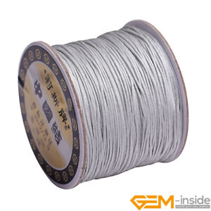 0.8mm Chinese Knot Nylon Cord Shamballa Macrame Beading String Sewing 120 Meters