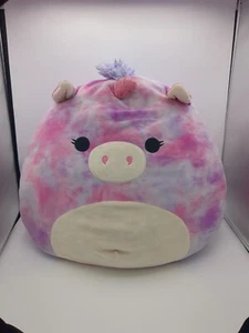 Squishmallow offizielles Plüschtier 16 Zoll - Lola das Einhorn - Batik NEU - Bild 1 von 6