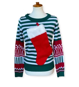 Tipsy Elves Women's Ugly Christmas Sweater Sz Small - Bild 1 von 11