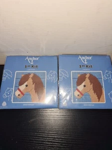 2 x Mein erstes gezähltes Kreuzstich Set - Multiple Choice Kinder Nähen Basteln - Bild 1 von 3