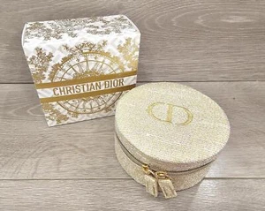 Christian Dior 2024 Limited Holiday Mini Jewelry Pouch Novelty Zip Bag Case - Bild 1 von 5