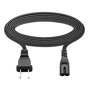 5ft AC Power Cord Cable For Brother QL-570 QL-700 Label Printer 2-Prong Lead