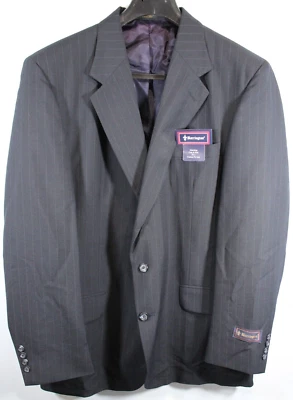 BARRINGTON Men's Vintage Wool Striped Sport Coat Blazer Jacket 44L New - Image 1 of 4