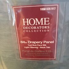New Home Decorators Collection 84in Drapery Panel in Teal