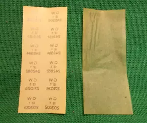 Leeds Model Co. O Gauge G.W. WAGON NUMBERS TRANSFER For BAKALITE STOCK Gauge 0 - Picture 1 of 2