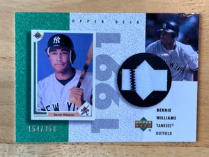 2002 Upper Deck Game Used Jersey BERNIE WILLIAMS /350 NY Yankees #R-BW - Picture 1 of 3