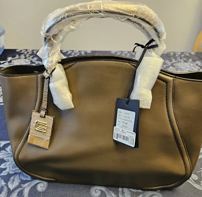 Nova Bolsa de Mão Roberto Cavalli Class Collection Marrom - Imagem 1 de 4