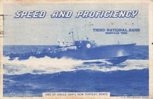 TN-Nashville, Tennessee-U. S. Navy-Torpedo Boats-Third National Bank 1943 - Imagen 1 de 2