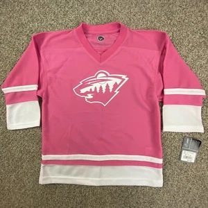 Neu mit Etikett Jugend NHL rosa Hockeyshirt 3/4-Ärmel Mädchen Wild-Style extra groß 14/16 - Bild 1 von 12