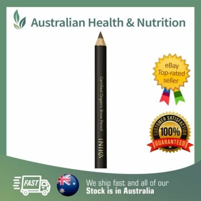 INIKA ORGANIC BROW PENCIL // CHOOSE SHADE // ALL NATURAL & VEGAN + FREE POST - Image 1 of 2