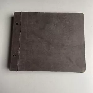 45 RPM Record Storage Album/Wallet - Brown (Holds 10 Records) - Picture 1 of 5