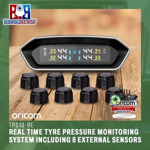 Oricom TPS10-8E Real Time Tyre Pressure Monitoring Including 8 External Sensors - Picture 1 of 1