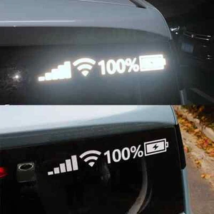 Car Windshield Stickers Signal WiFi Power Reflective Sticker on Car Mobile Phone - Picture 1 of 25