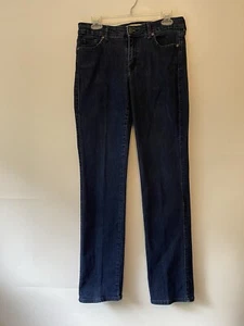 CJ by Cookie Johnson Jeans Womens 30x33 Faith Straight Stretch Tall Blue Denim - Picture 1 of 19