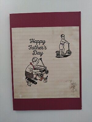 Happy Father's Day Vintage Style Card • 1.39€