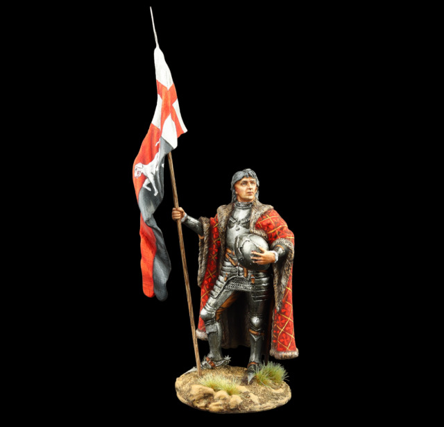 Grand Master of the Knights Templar 54mm Painted Tin Toy Soldier