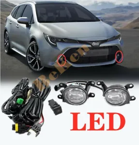 FOR 2019-2020 toyota Corolla hatchback LED bulb/Front fog lights Driving lights - Picture 1 of 12