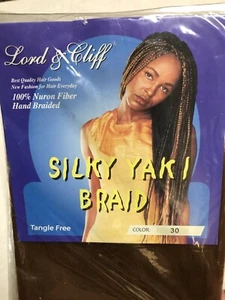 Lote de 8 trenzas Lord & Cliff Yaky Ponytail 2 piezas 100% fibra nuurona color-30 - Imagen 1 de 7
