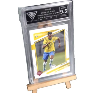 Rodrygo Brazil Graded 9.5 Press Proof Panini Donruss Soccer 21-22 33/349 RTQ GG - Bild 1 von 8