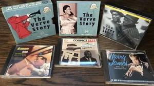 4 Verve Jazz cd bundle - Verve Story 1944-1994 & Basie & James & Krupa - Picture 1 of 12