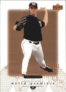 2002 (PIRATES) Upper Deck Ovation #82 Adrian Burnside WP Rookie /2002