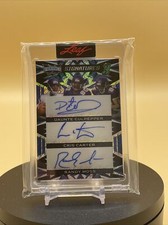 2023 Leaf Vibrance Triple Auto 1/1 Daunte Culpepper Cris Carter Randy Moss