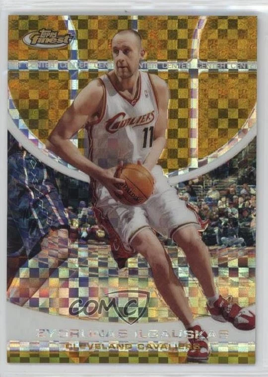 2005-06 Topps Finest Gold X-Fractor /29 Zydrunas Ilgauskas #81 - Image 1 of 2