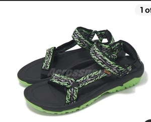 Teva M Hurricane XLT2 Revive Green Black Men Water Strap Sandal 1158991-SVV - Picture 1 of 6