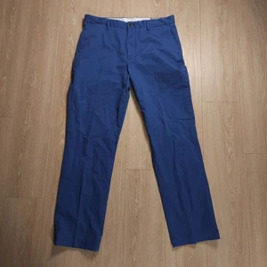 Polo Ralph Lauren Stretch Classic Fit Chino Pants Men's 35x32 Blue Preppy Casual - Picture 1 of 13