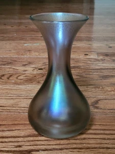 Vintage WMF Perlmutter Iridescent Art Glass Vase 1930s Germany Wiedmann Myra - Picture 1 of 19