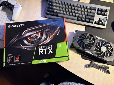 GIGABYTE GeForce RTX 2060 D6 Rev. 2.0 6GB GDDR6 Scheda Video (GV-N2060D6-6GD) - Immagine 1 di 4