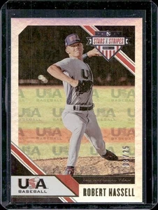 Robert Hassell 2020 USA Stars & Stripes Longevity Gold Team Logo /25 - Bild 1 von 3