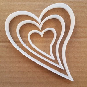 Herz Liebe Valentin Form Keksausstecher Teig Plätzchen Gebäck Fondant Sharp - Bild 1 von 5