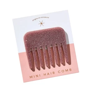Mini peine con purpurina ANTHROPOLOGIE en malva - Imagen 1 de 5