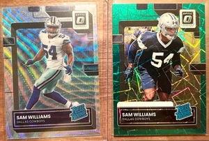 2022 Donruss Optic - Sam Williams - Rated Rookie - Green Velocity + Wave /300 🌊 - Bild 1 von 5