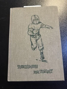 SCARCE SIGNED! 1st ed/later. VG+ Touchdown for Tommy by Matt Christopher - Picture 1 of 5