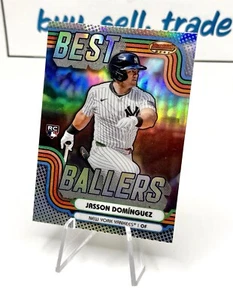 2024 Bowman’s Best JASSON DOMINGUEZ Best Ballers Refractor #BB-21 NY Yankees - Picture 1 of 2