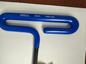 EKLIND HEX KEY T-HANDLE CUSHION GRIP 54980 8MM 9"OAL LOT OF 3 - Picture 1 of 1