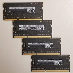Lot of 4 Apple Micron 4GB (4x4GB) PC3L-14900 DDR3L SODIMM MT8KTF51264HZ-1G9P2 - Picture 1 of 2